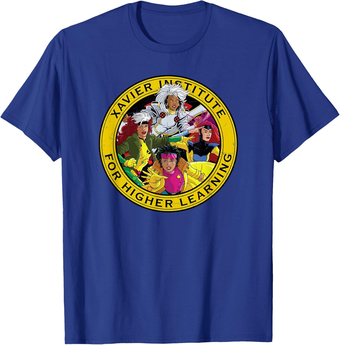 Marvel Women of X-Men Xavier Institute Animated Series 90s T-Shirt - T-Shirt | Royal