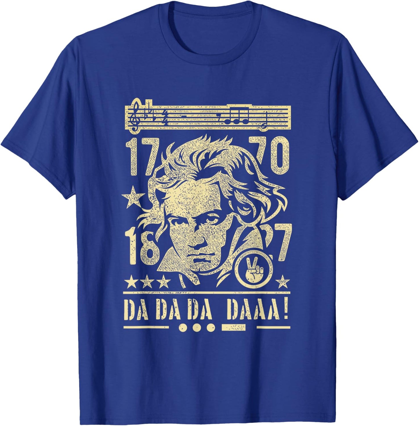 Beethoven Composer 1770-1827 Ludwig van Beethoven T-Shirt - T-Shirt | Royal