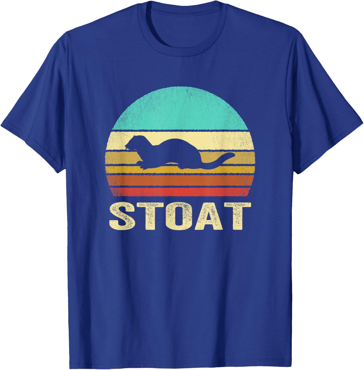 Vintage Stoat Shirt Sunset T-Shirt - T-Shirt | Royal