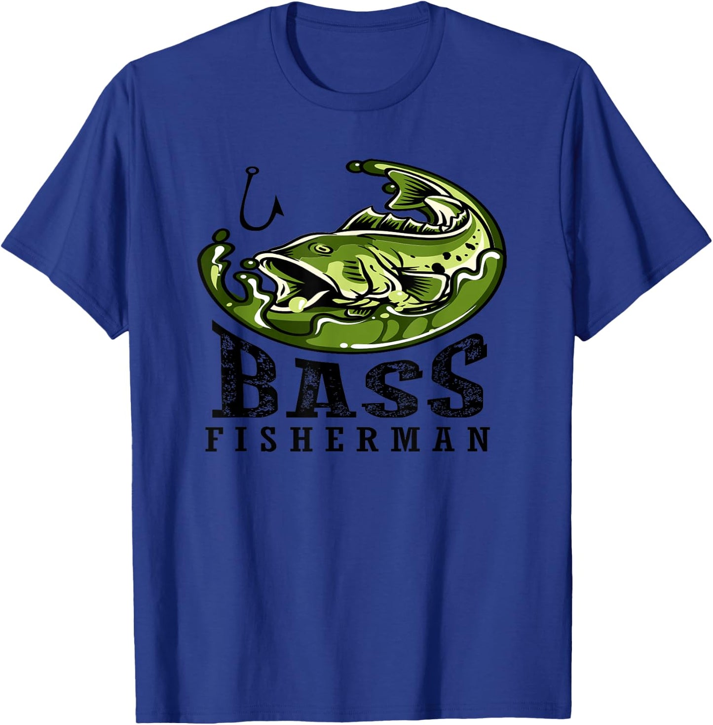 Patriotic Anglers American Bass Pro Whisperer Fisherman T-Shirt - T-Shirt | Royal