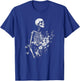 Floral Skeleton Gothic Occult Witchy Dark Creepy Design T-Shirt - T-Shirt | Royal