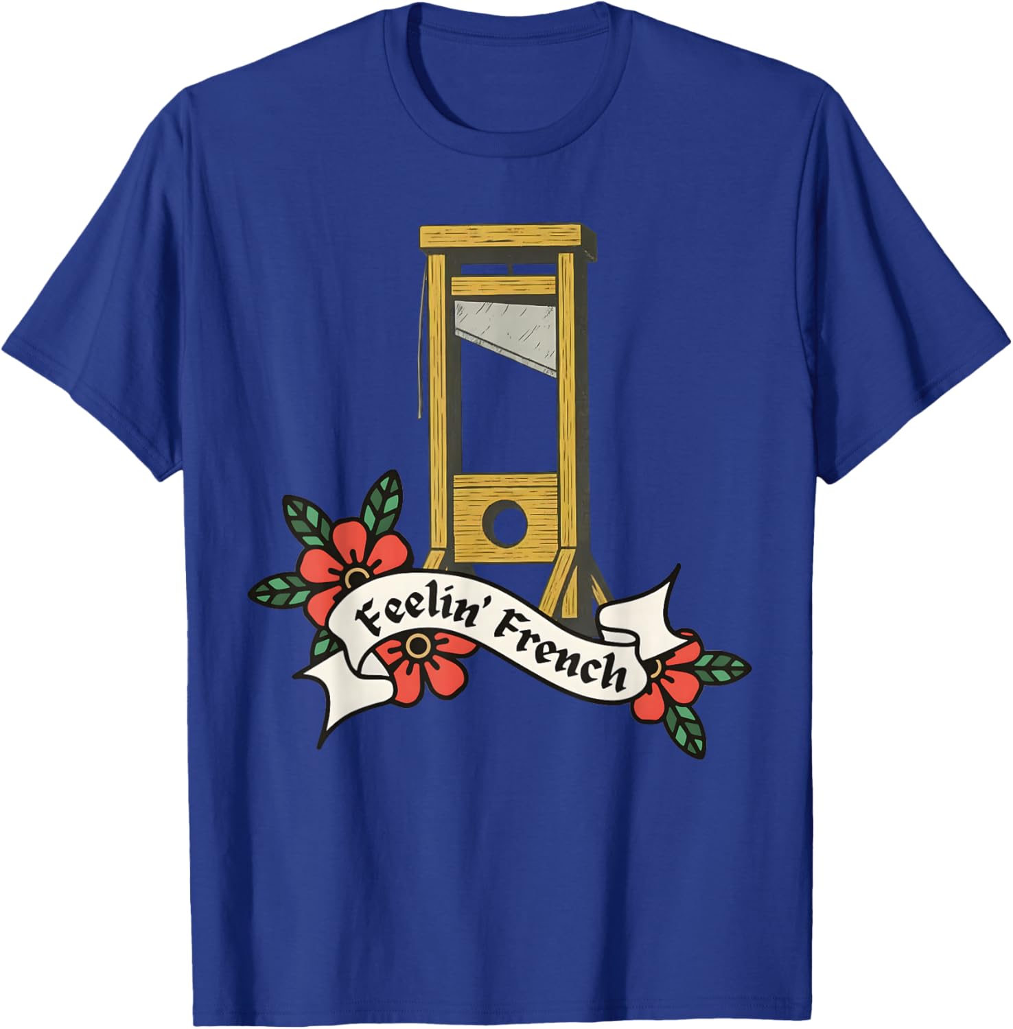 Feeling French Vintage Guillotine T-Shirt - T-Shirt | Royal