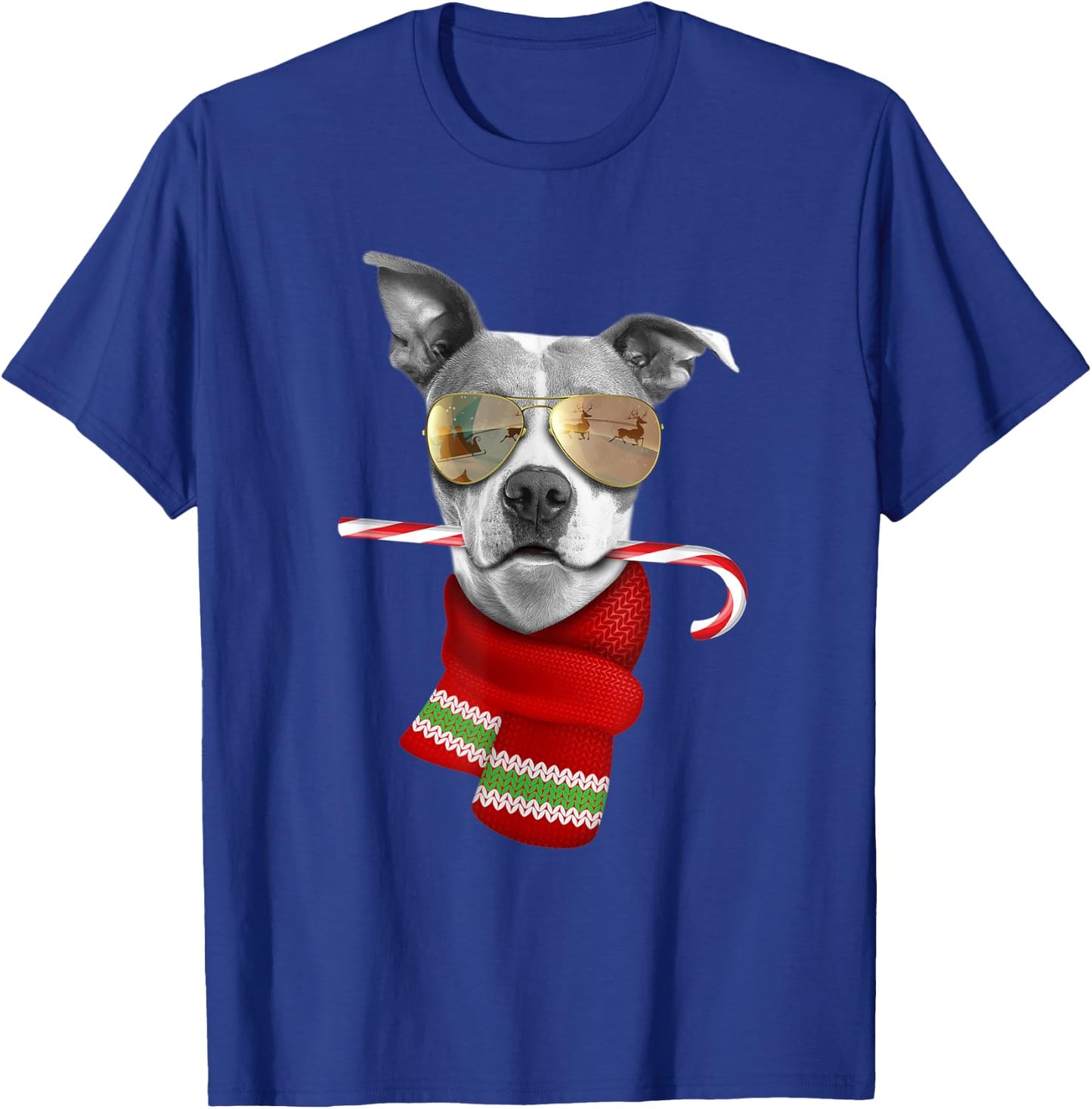 Pitt Bull shirt Cute Christmas Gift Dog Lovers Sunglasses T-Shirt - T-Shirt | Royal