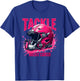 Pink Football Helmet Ribbon Tackle Breast Cancer Awareness T-Shirt - T-Shirt | Royal