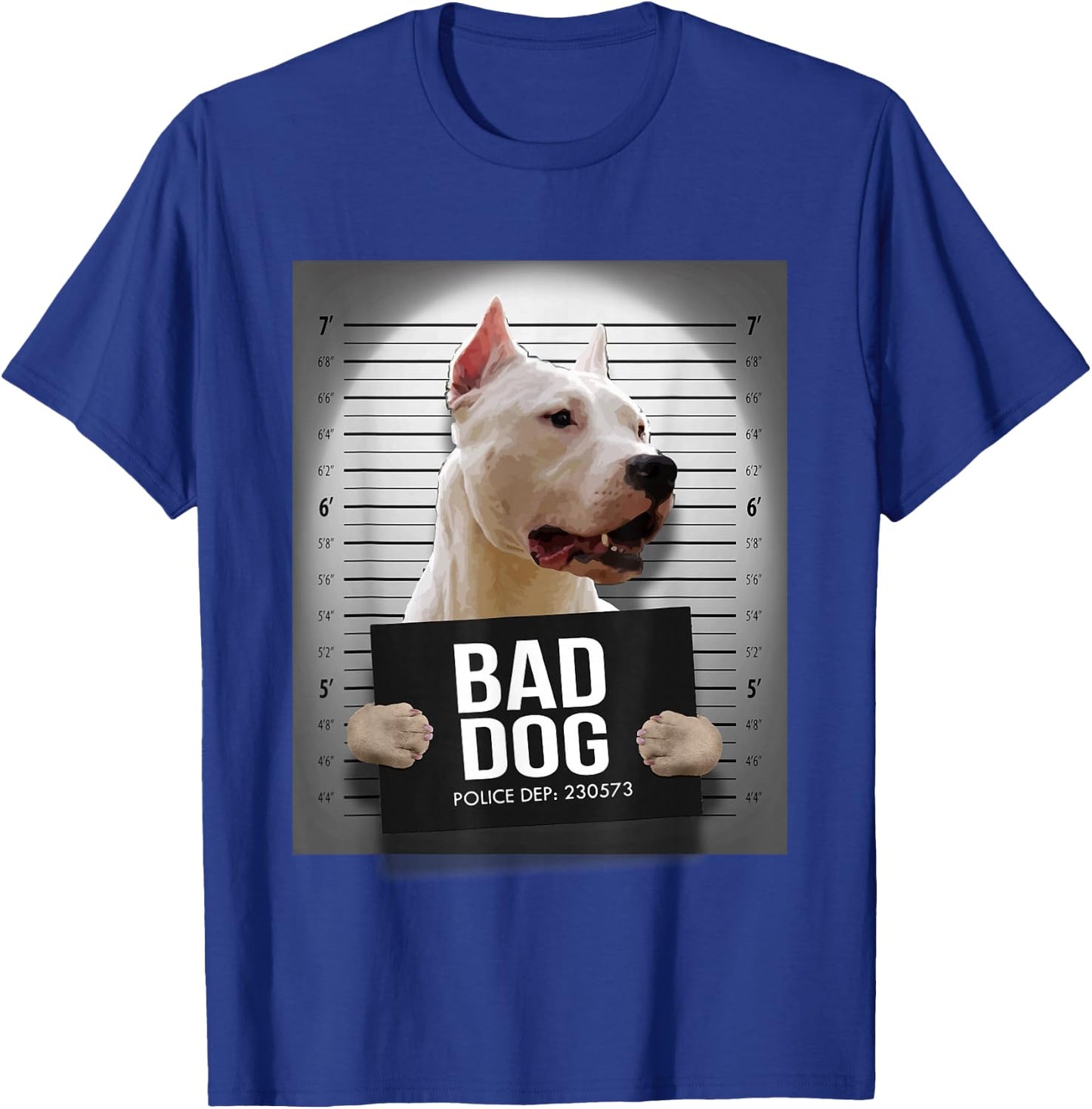 Dogo Argentino Mugshot Shirt T-Shirt - T-Shirt | Royal
