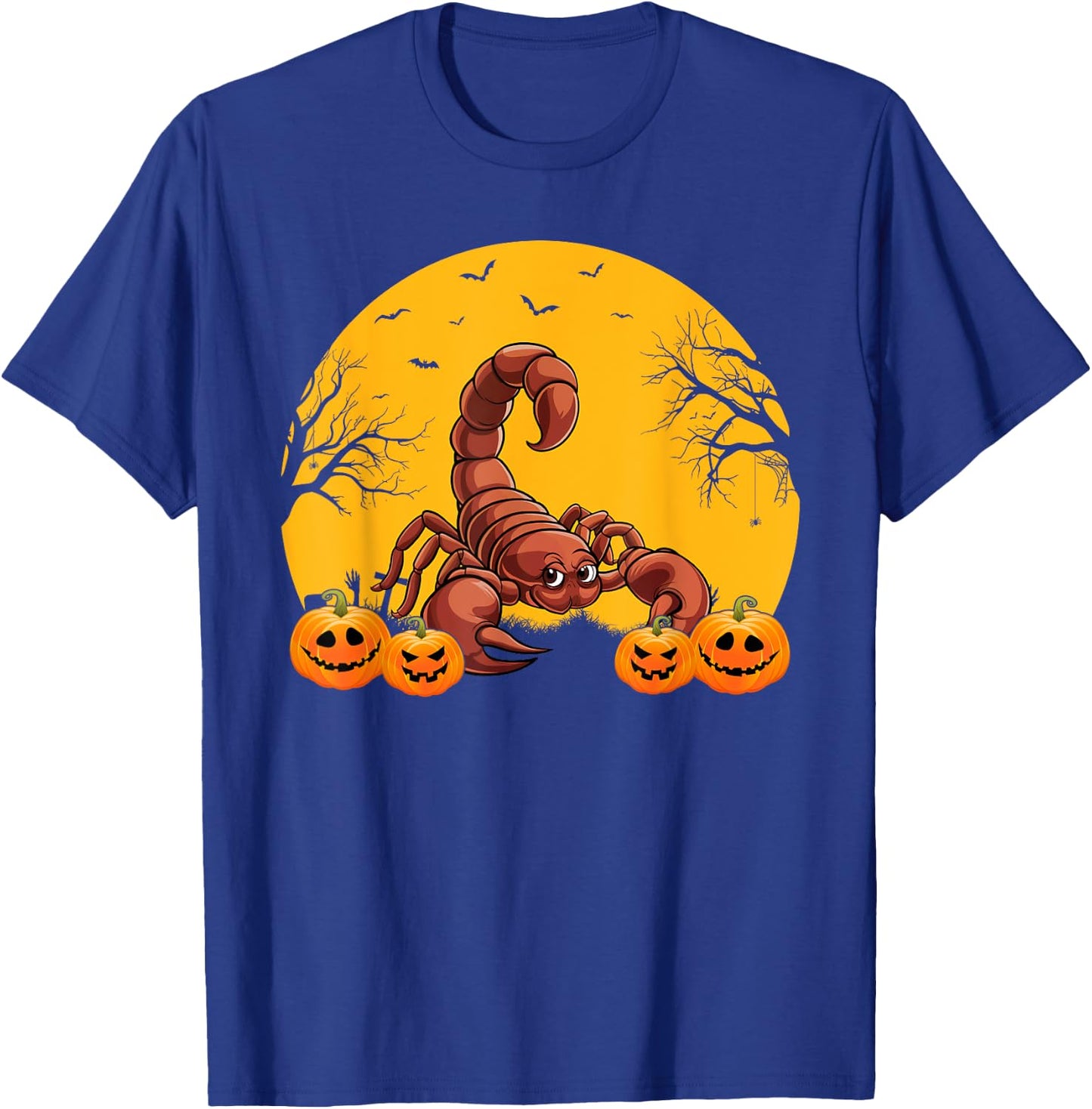 Scorpion Lovers Men Women Kids Matching Halloween Costume T-Shirt - T-Shirt | Royal