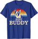 Boston Terrier Vintage Best Buddy Funny Dog Lover Gift T-Shirt - T-Shirt | Royal