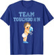 Team Touchdown Boy Shirt Gender Reveal Baby Shower Tutu Gift T-Shirt - T-Shirt | Royal