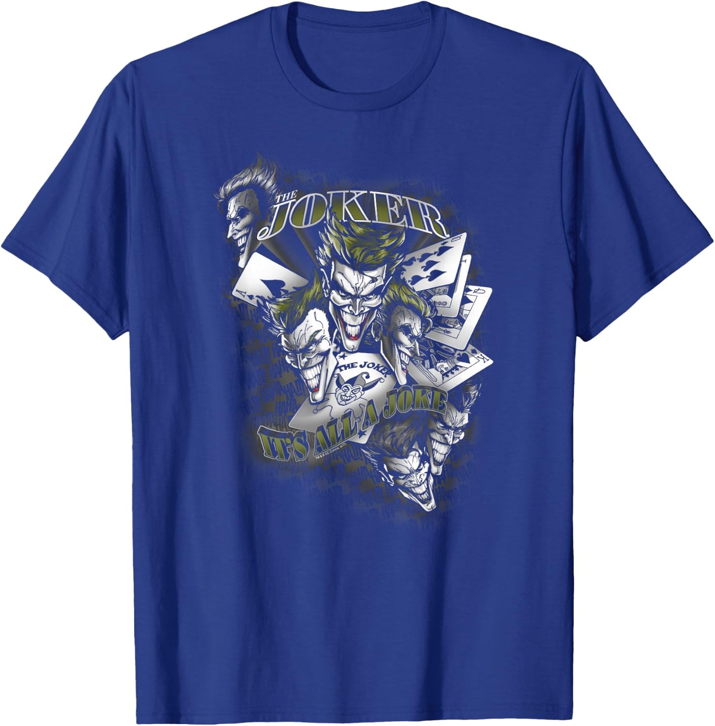 Batman the Joker It's All a Joke T Shirt T-Shirt - T-Shirt | Royal