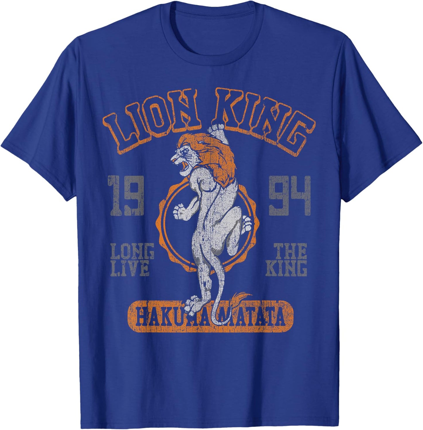 Disney Lion King Simba Varsity 1994 Poster Graphic T-Shirt - T-Shirt | Royal