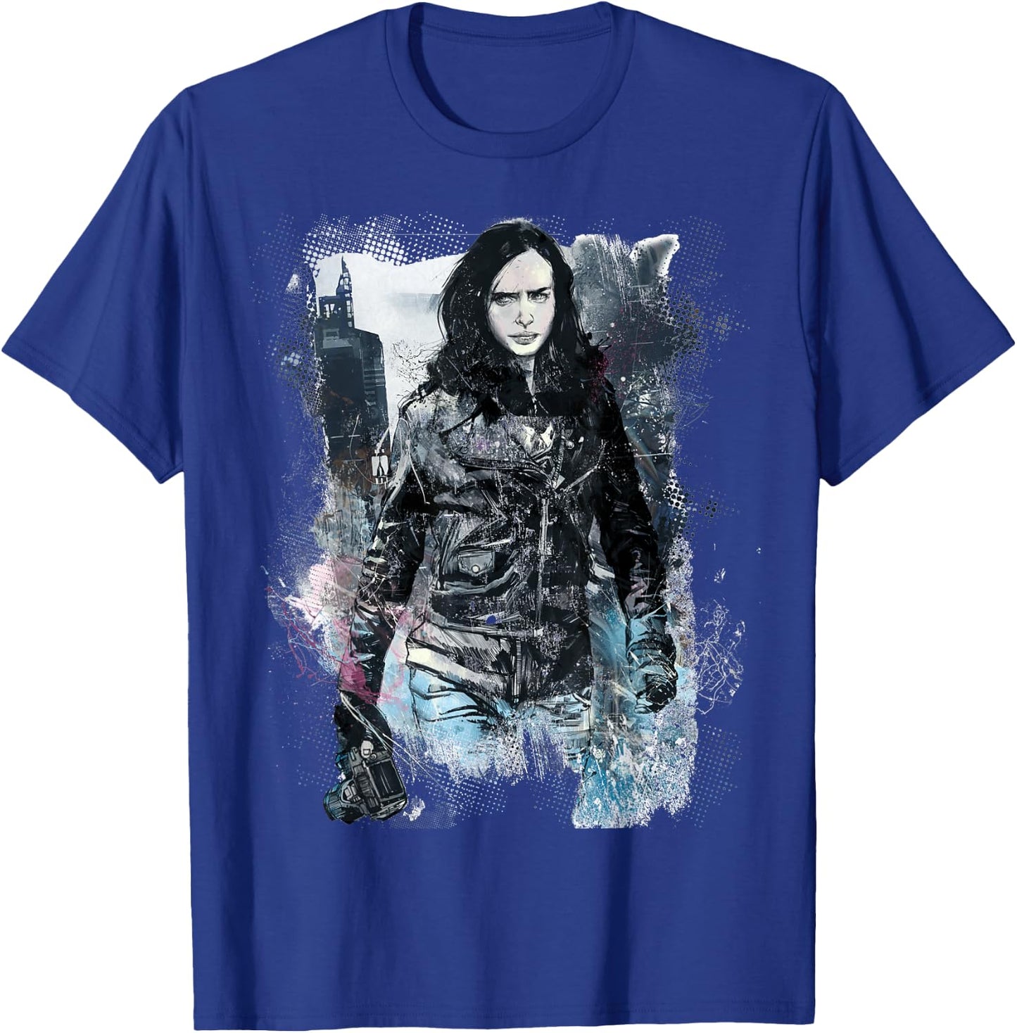 Marvel Jessica Jones Private Investigator T-Shirt - T-Shirt | Royal