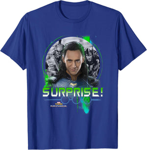 Marvel Thor Ragnarok Loki Surprise Green Pop T-Shirt - T-Shirt | Royal
