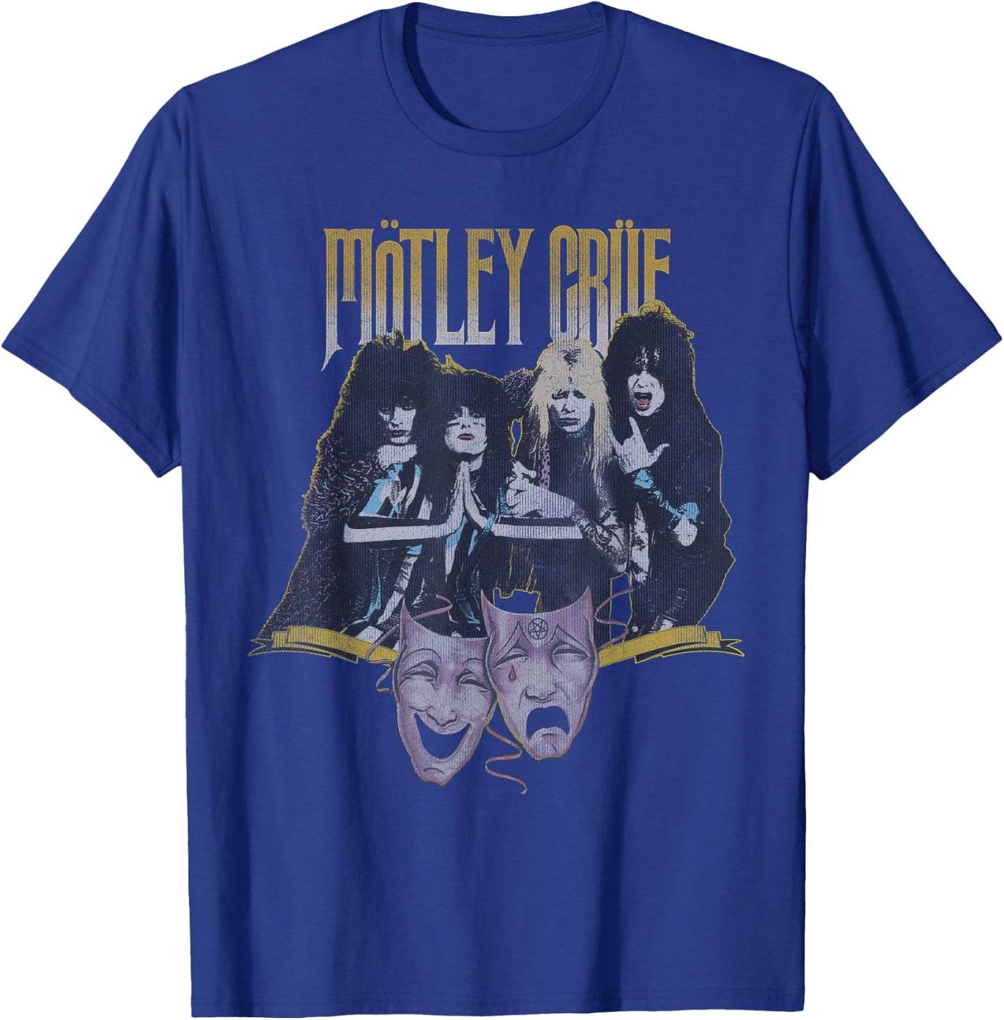 Mötley Crüe - Theatre Vintage Small T-Shirt - T-Shirt | Royal