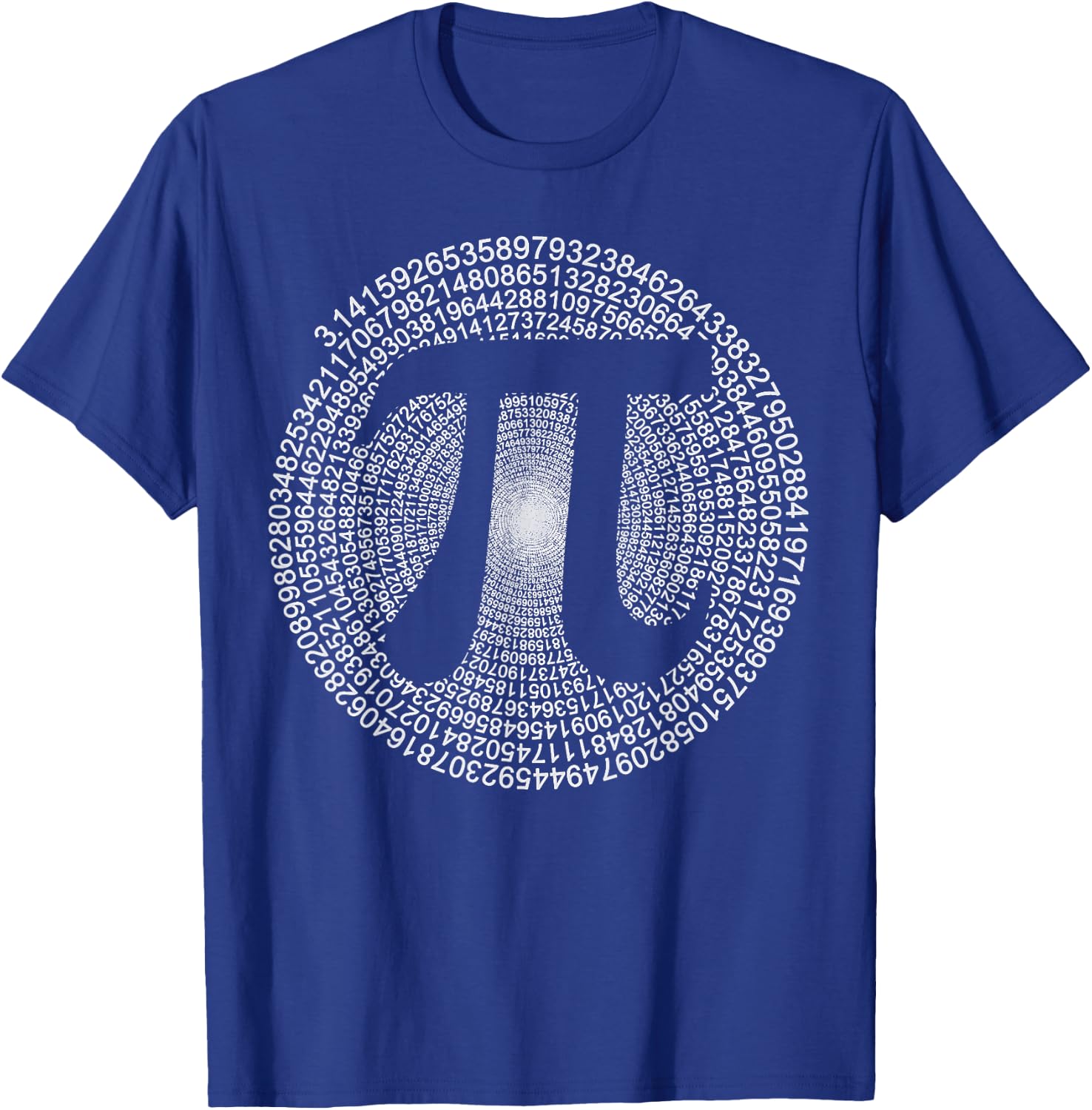 Pi 3,14 Pi Number Symbol Math Science Gift T-Shirt - T-Shirt | Royal