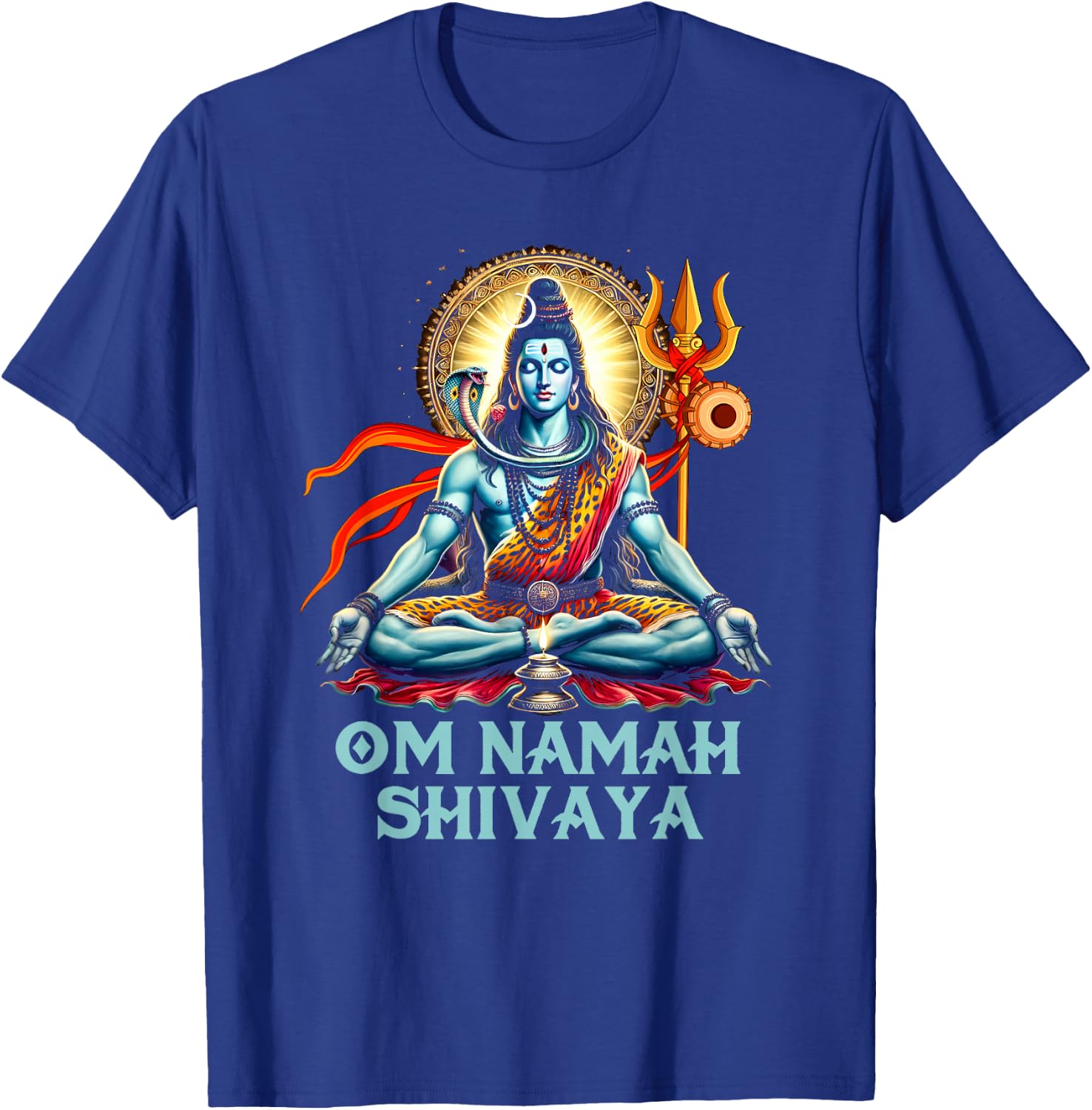 Shiva Hindu God Yoga Meditation Spiritual Om Namah Shivaya T-Shirt - T-Shirt | Royal