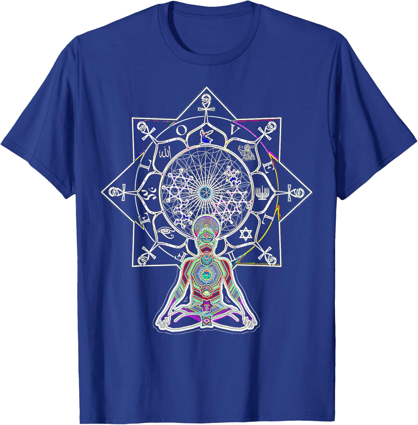 Awakening Psychedelic Inspiration T-Shirt - T-Shirt | Royal