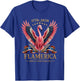 Flamerica Flamingo 1776 2026 Patriotic 250th Anniversary T-Shirt - T-Shirt | Royal