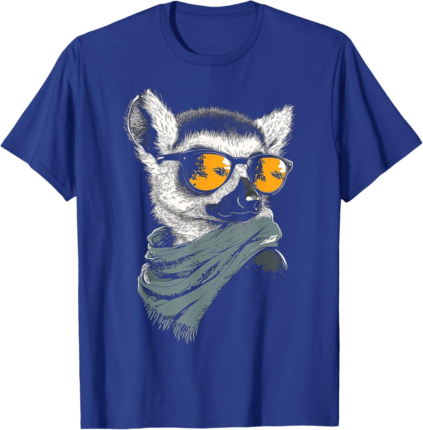 Ring Tailed Lemur Animal Motif Sunglasses Ring Tailed Lemur T-Shirt - T-Shirt | Royal