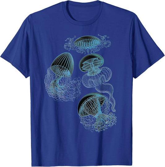Jellyfish Ocean Lover Bioluminescent Sea Creature T-Shirt - T-Shirt | Royal