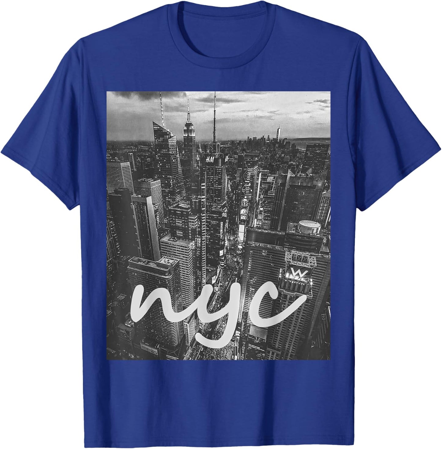 Urban New York City shirt, New York City Skyline T-Shirt - T-Shirt | Royal