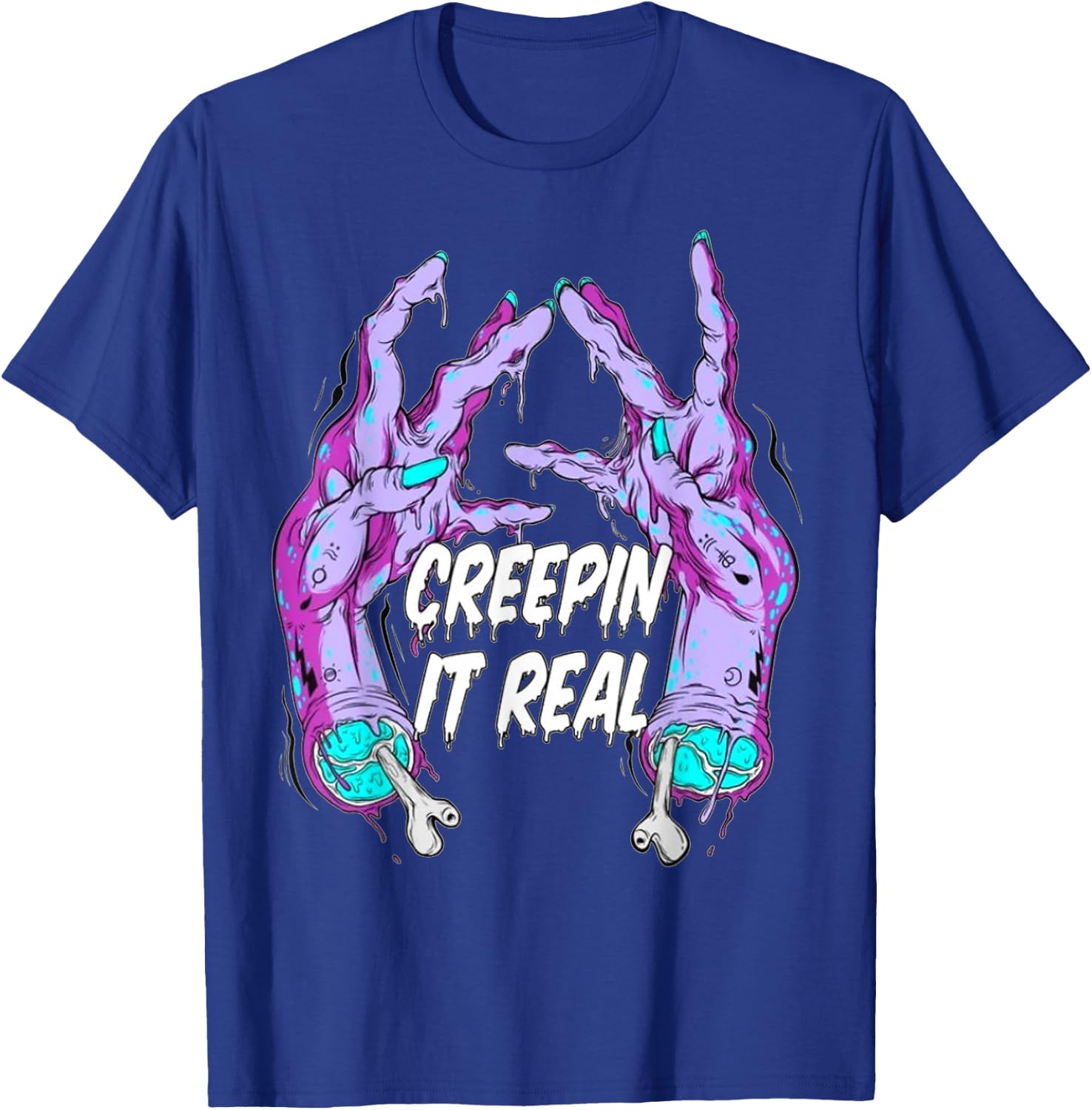Creepin It Real T-Shirt - T-Shirt | Royal