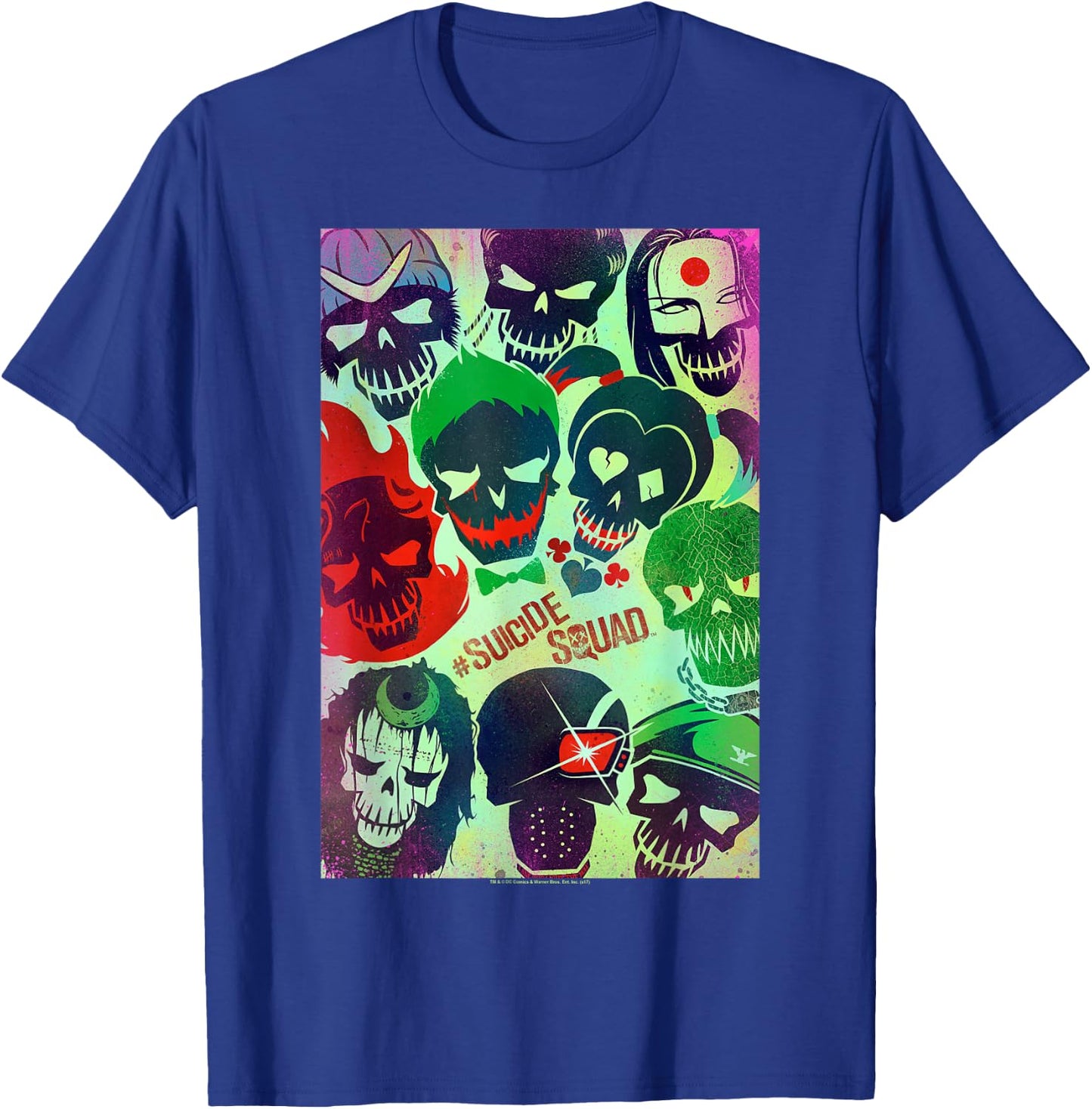 Suicide Squad Poster T Shirt T-Shirt - T-Shirt | Royal