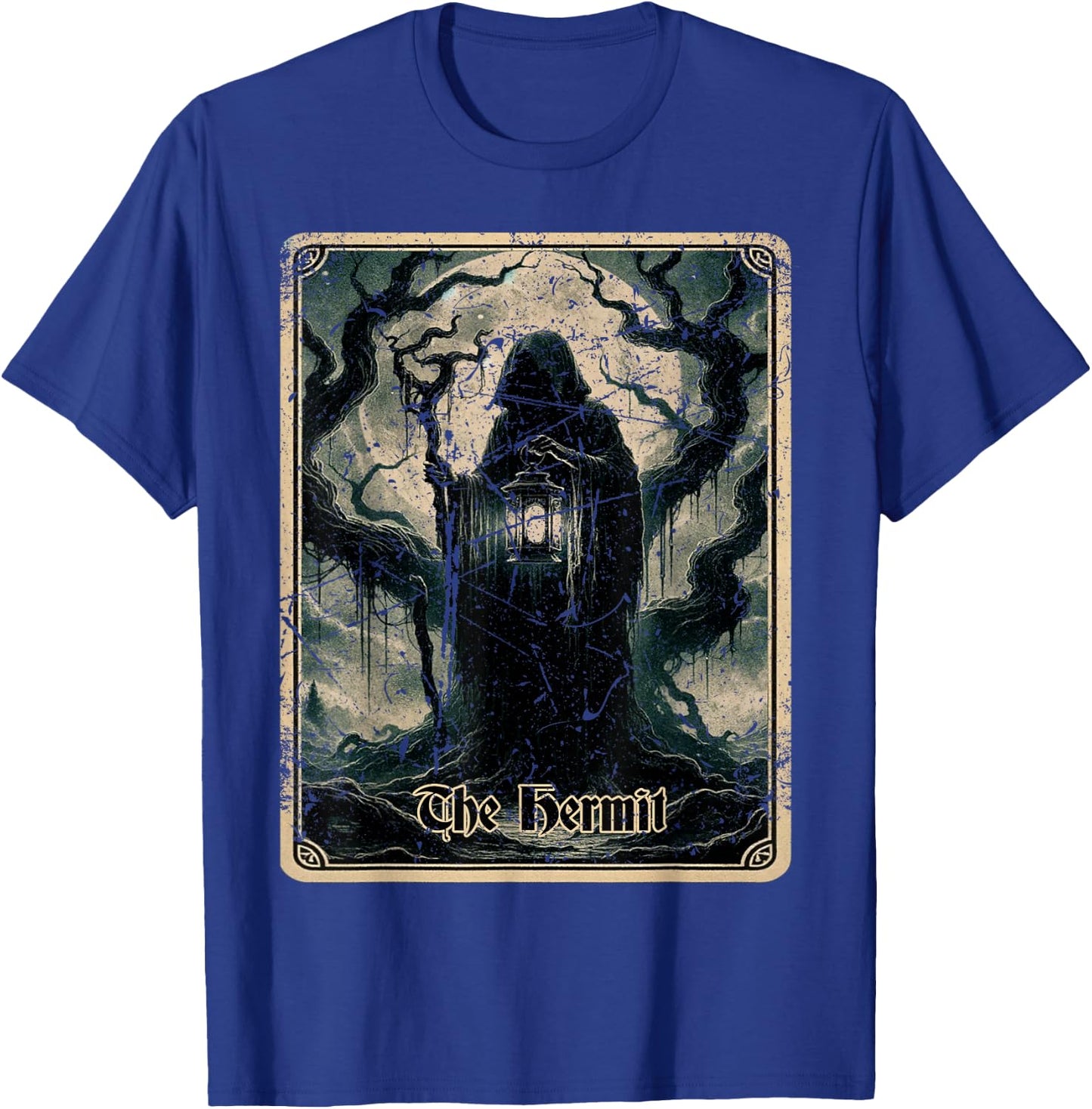 The Hermit Tarot Card Emo Clothing Goth T-Shirt - T-Shirt | Royal