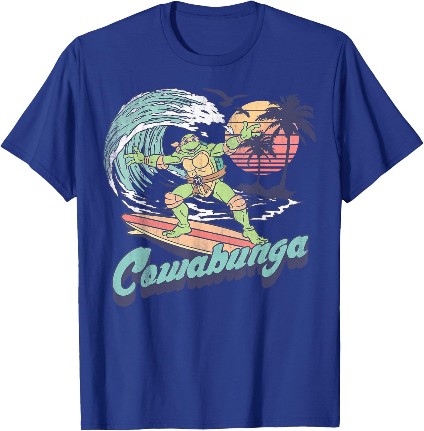 Teenage Mutant Ninja Turtles Michelangelo Surf -Shirt T-Shirt - T-Shirt | Royal