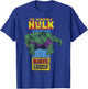 Marvel The Incredible Hulk Retro Comic Side Panel Stamp T-Shirt - T-Shirt | Royal