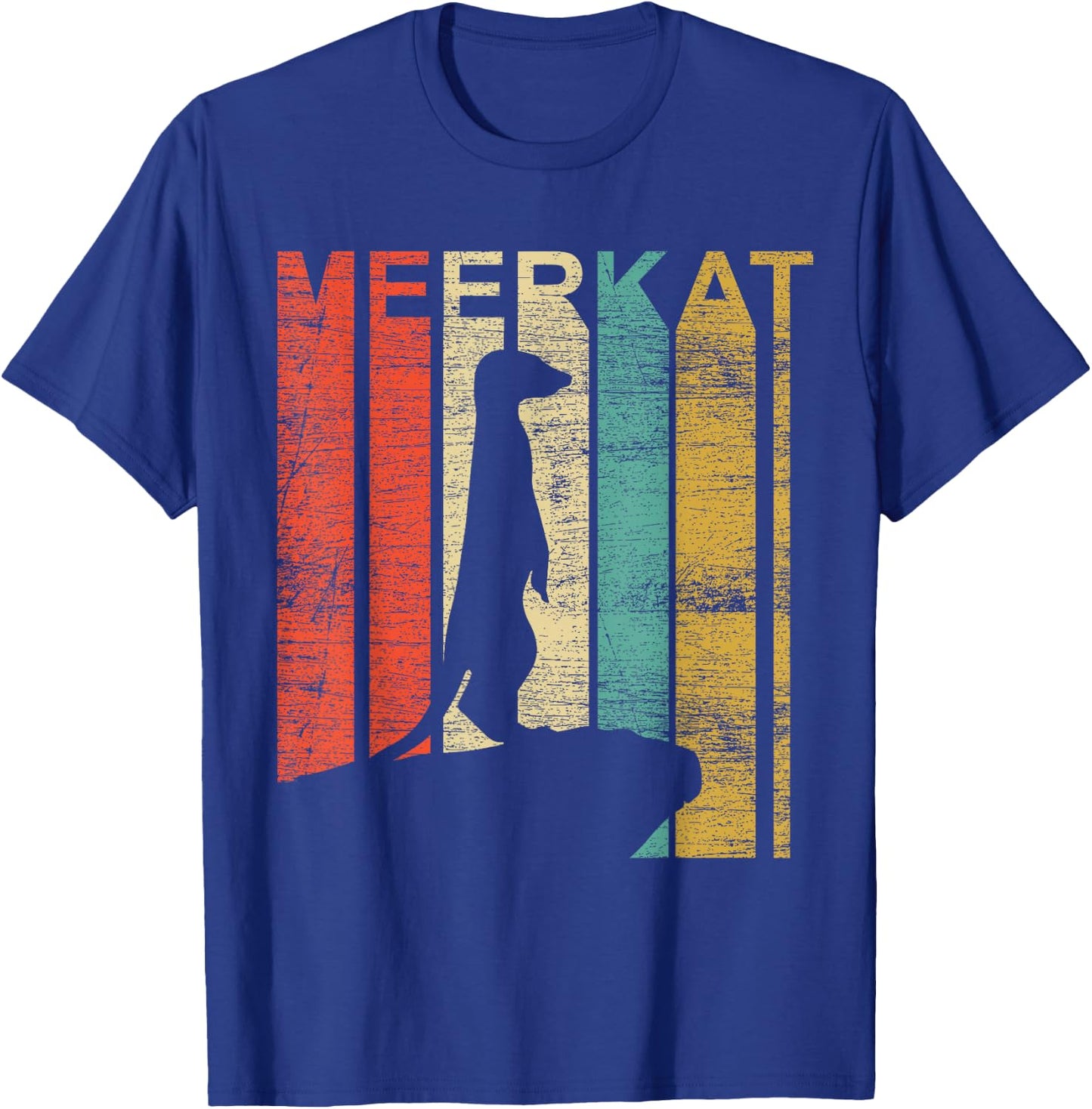 Retro Meerkat T-Shirt - T-Shirt | Royal