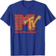 MTV Logo With Brick Wall And Spray Paint Treatment T-Shirt - T-Shirt | Royal