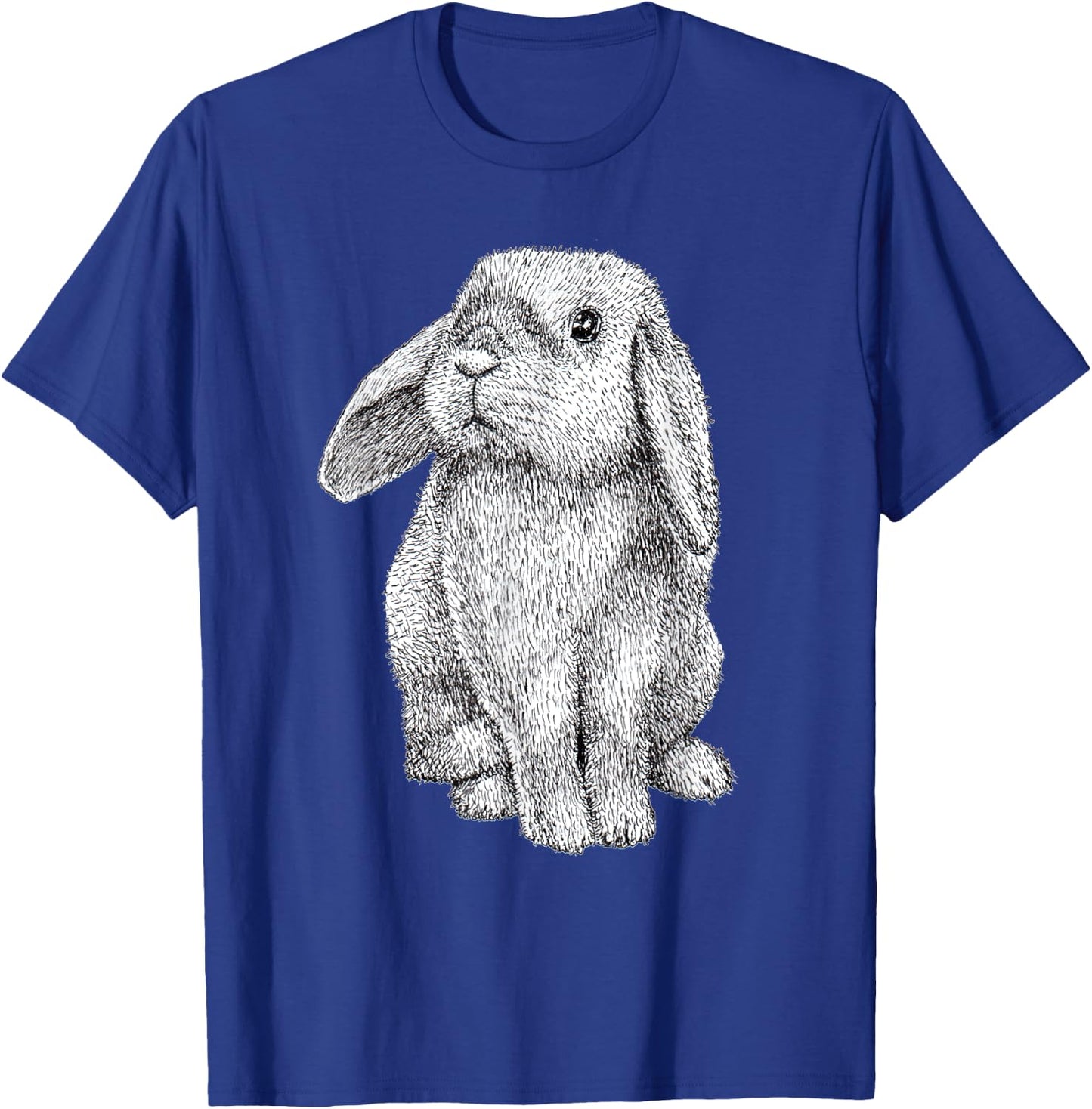 Lop Eared Bunny Rabbit Cute T-Shirt - T-Shirt | Royal