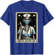 Medical Assistant skeleton Tarot card Halloween Nursing T-Shirt - T-Shirt | Royal