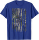 Camouflage CNA NURSING ASSISTANT Patriotic USA Flag T-Shirt - T-Shirt | Royal