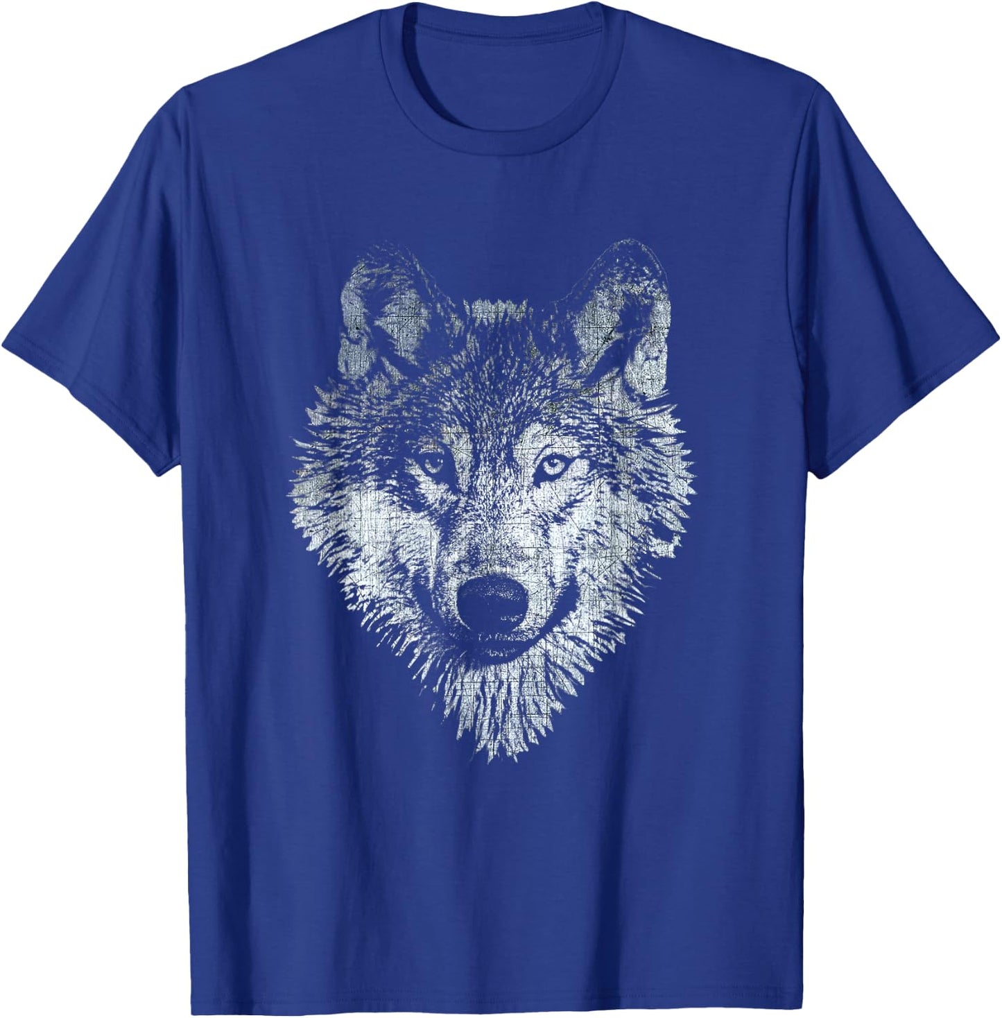 Wolf Face T-Shirt - T-Shirt | Royal