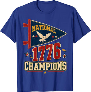 National 1776 Champions Vintage Style T-Shirt - T-Shirt | Royal