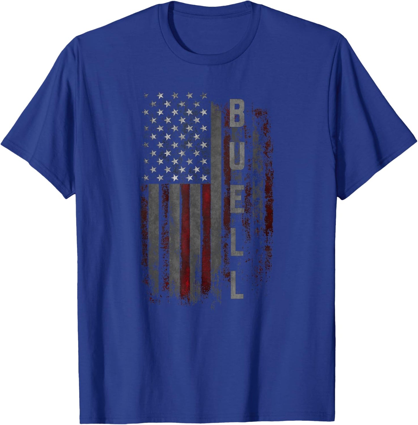Buell Family American Flag Gift T-Shirt - T-Shirt | Royal