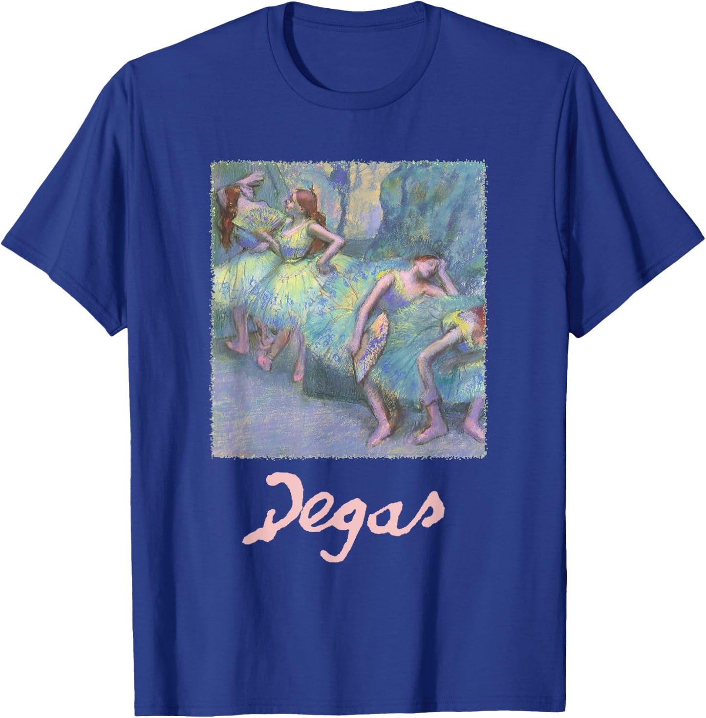 Ballet Dancers in the Wings by Edgar Degas, Ballerinas T-Shirt - T-Shirt | Royal