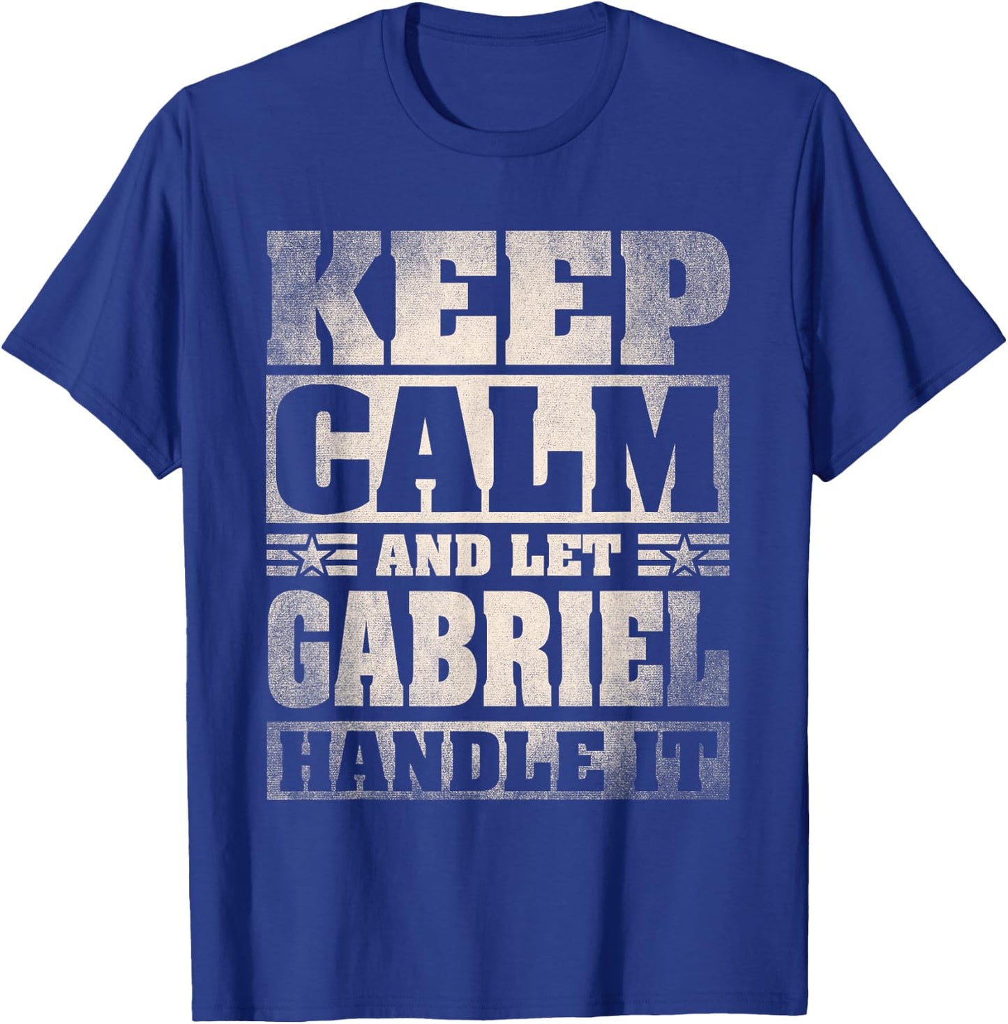 Gabriel Name Shirt Personalized Gabriel First Name T-Shirt - T-Shirt | Royal