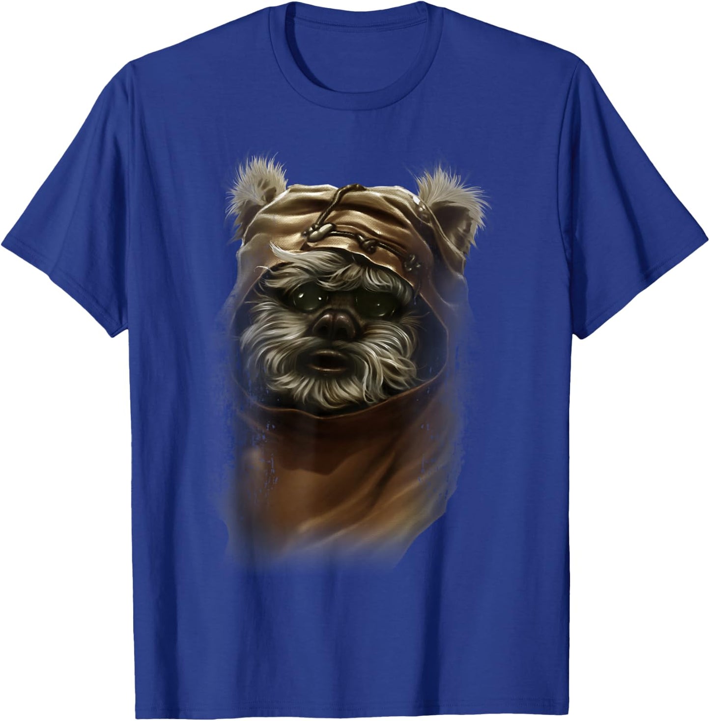 Star Wars Wicket Ewok Portrait Painting Graphic T-Shirt - T-Shirt | Royal