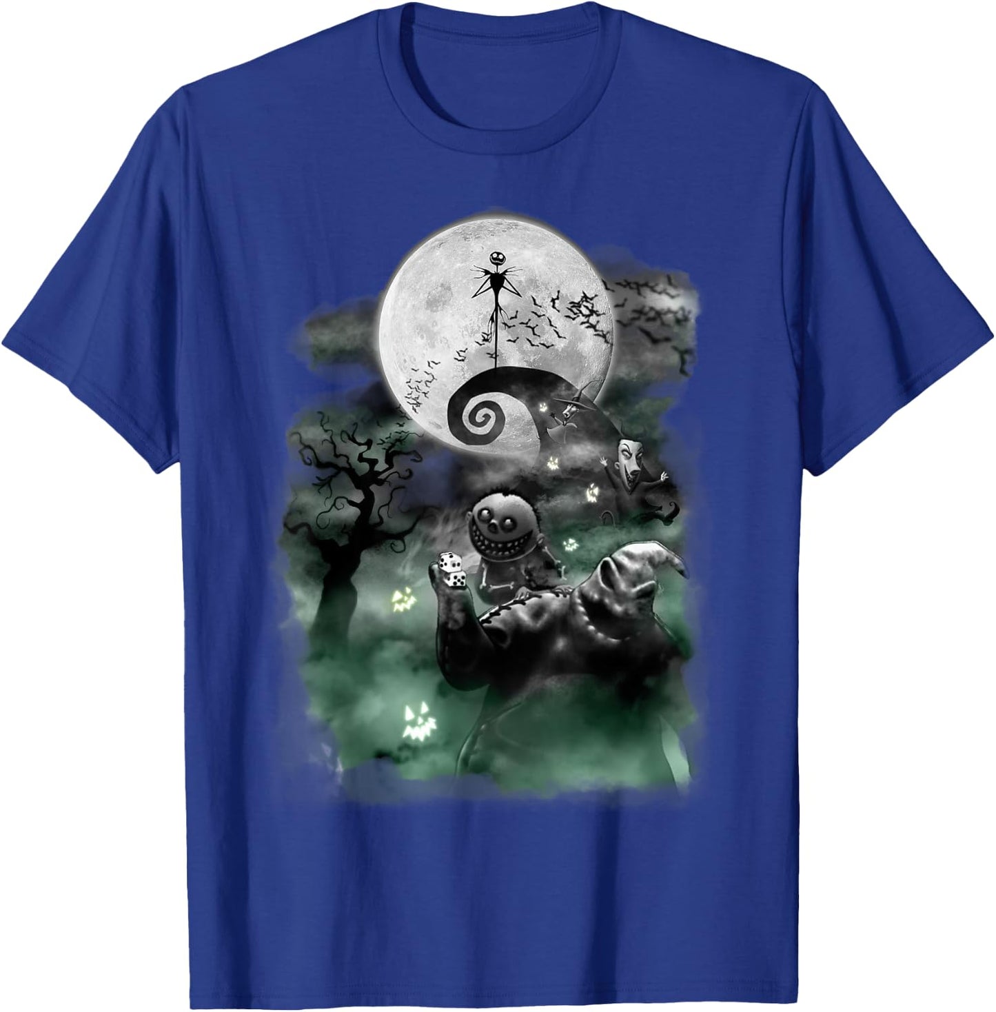Disney - The Nightmare Before Christmas Haunted Scene T-Shirt - T-Shirt | Royal