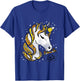 Kids Cute Candy Corn Unicorn Halloween T-Shirt - T-Shirt | Royal