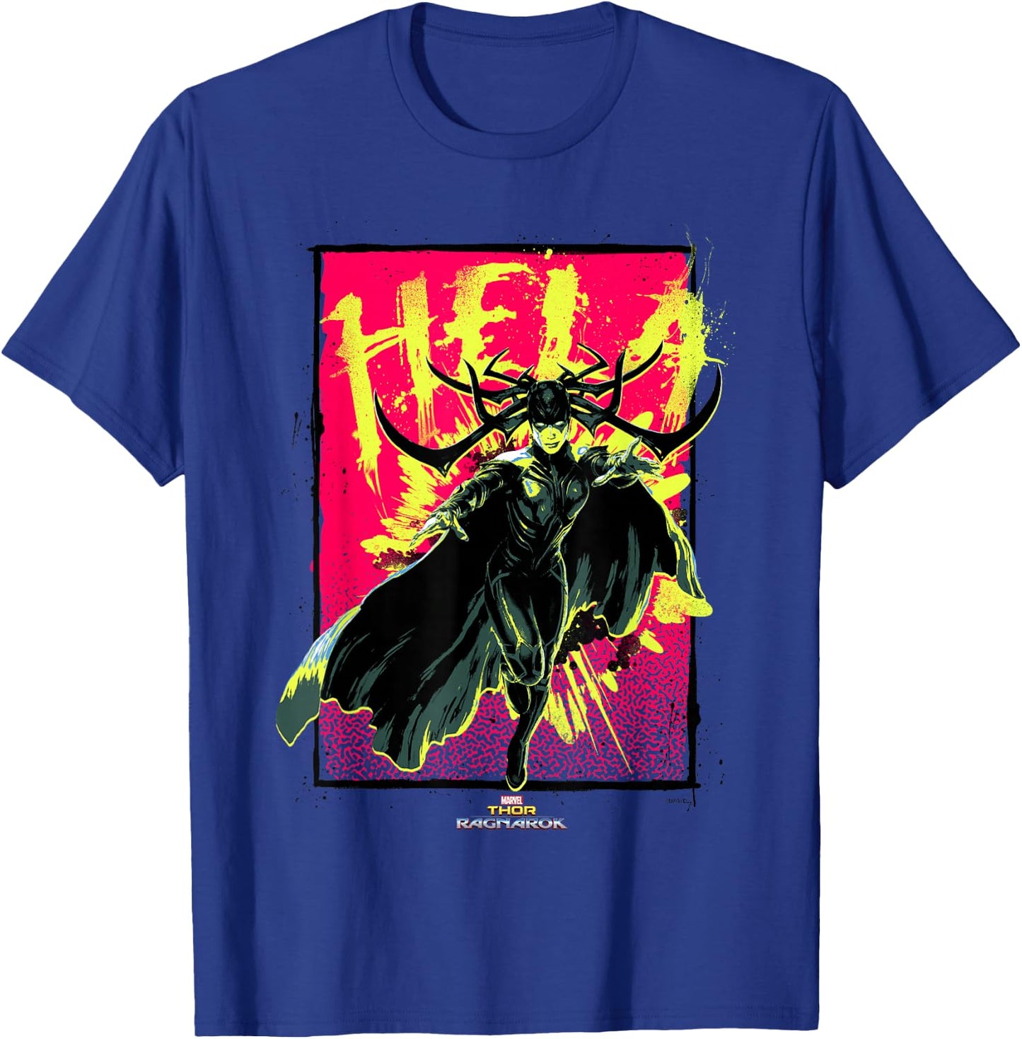 Marvel Thor: Ragnarok Hela Evil of Asgard Punk Rock Poster T-Shirt - T-Shirt | Royal