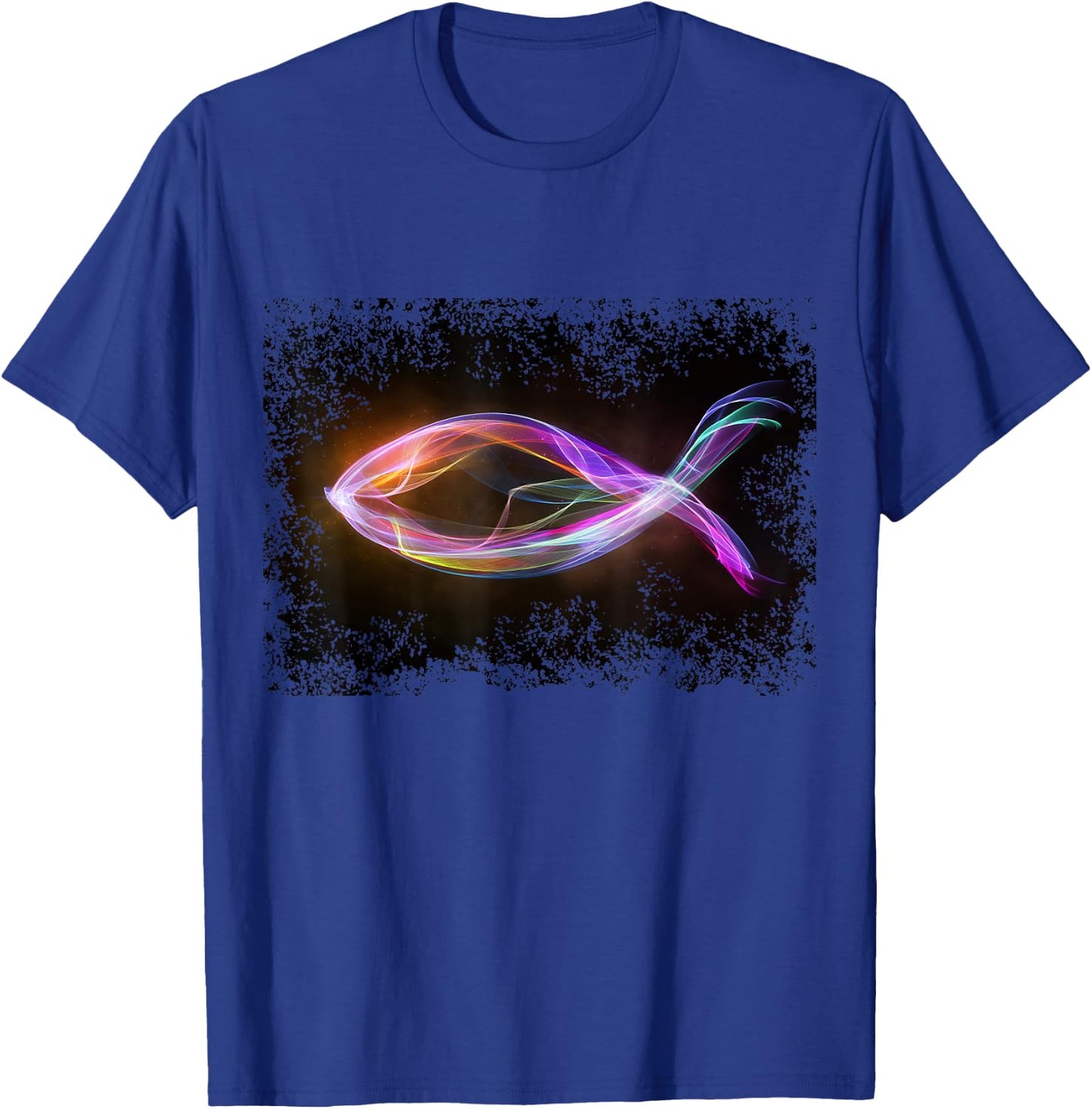 Christian Fish T Shirt T-Shirt - T-Shirt | Royal