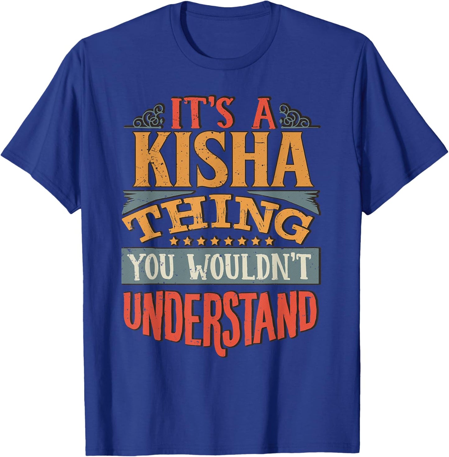 Kisha Name T-Shirt - T-Shirt | Royal