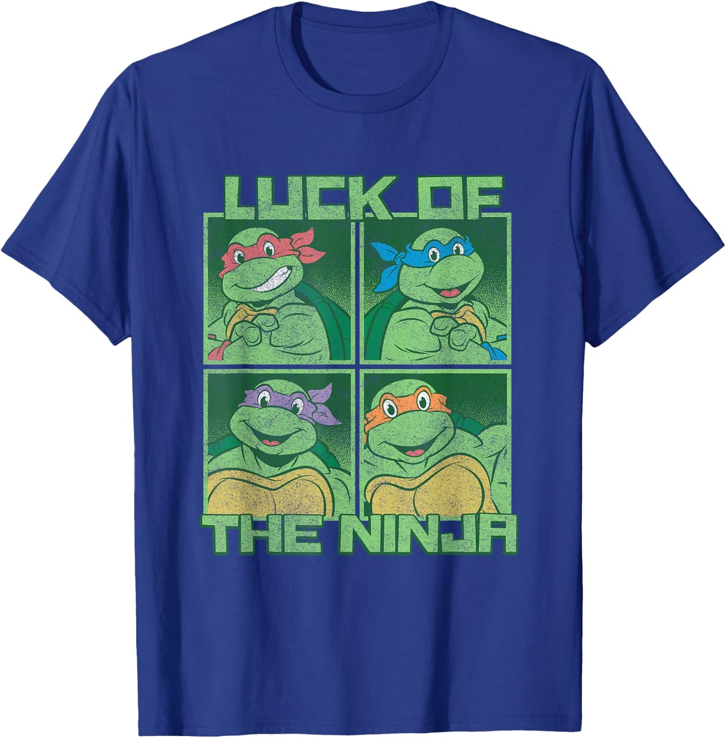 Teenage Mutant Ninja Turtles Luck Of The Ninja Box Up T-Shirt - T-Shirt | Royal