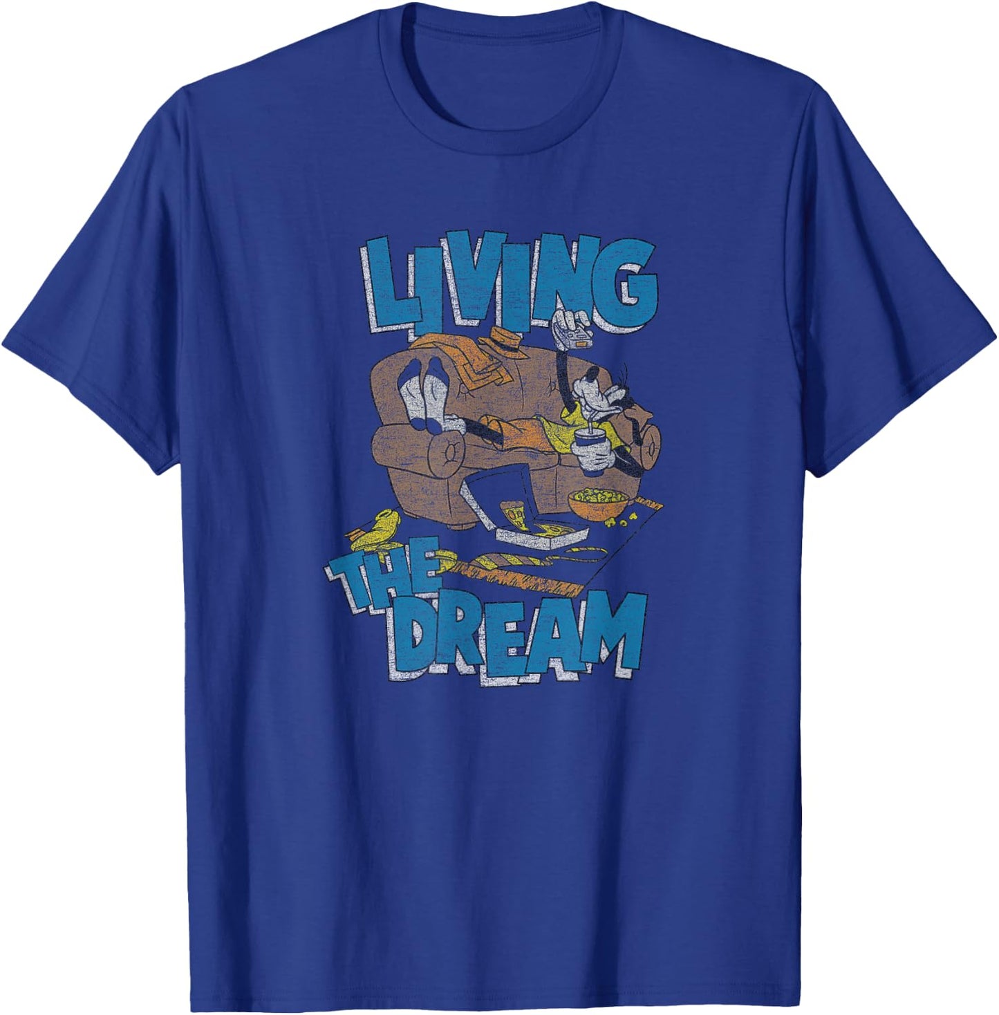 Disney - Goofy Living The Dream T-Shirt - T-Shirt | Royal