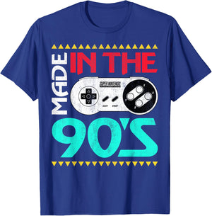 Nintendo SNES Controller Made In The 90's Graphic T-Shirt - T-Shirt | Royal