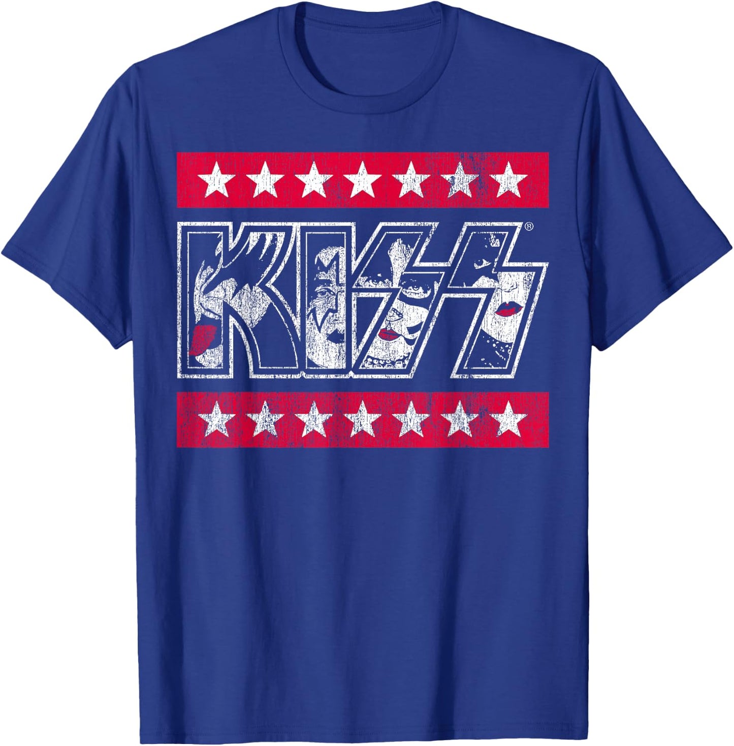 KISS - Rock 'n' Stars T-Shirt - T-Shirt | Royal