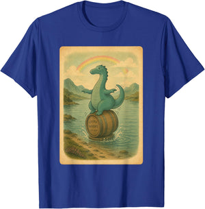 Whisky Barrel Nessie in Scotland T-Shirt - T-Shirt | Royal
